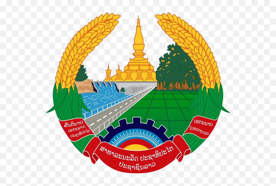 Emblem Of Laos - Laos Emblem Emoji,Emoji Flags And Names