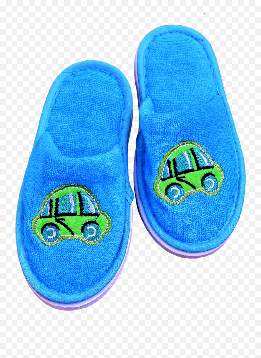 Slippers Children Funny Motive Blue - Thomas The Tank Engine Shoes Clipart Emoji,Funny Dirty Emojis