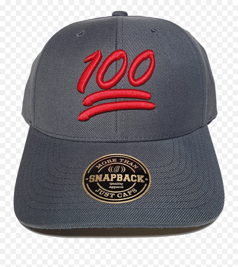 100 Emoji Hat Adjustable Snap Charcoal - Baseball Cap,100 Emoji