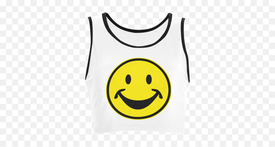 Funny Yellow Smiley For Happy People - Smiley Emoji,Emoji Crop