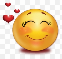 Shy Loving Girl Emoji - Shy Girl Smiley Emoji,Copyright Emoji