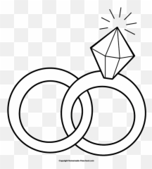 Free Wedding Rings Clipart 2 - Engagement Emoji
