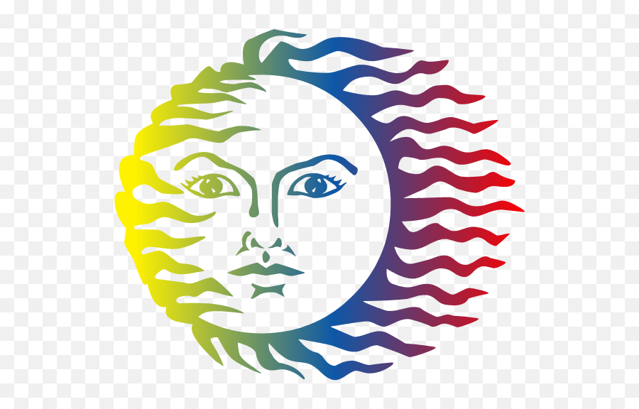 Colorful Sun Face - Colorful Face Emoji,Star Wars Emoji Twitter