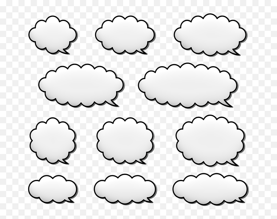 Speech Bubbles Comic - Free Image On Pixabay Illustration Emoji,Bubbles Emoji