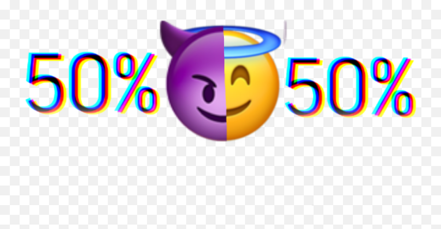 Devil Angel Emoji Demon Battery Glitch 50 Glitche - Smiley,Purple Demon Emoji