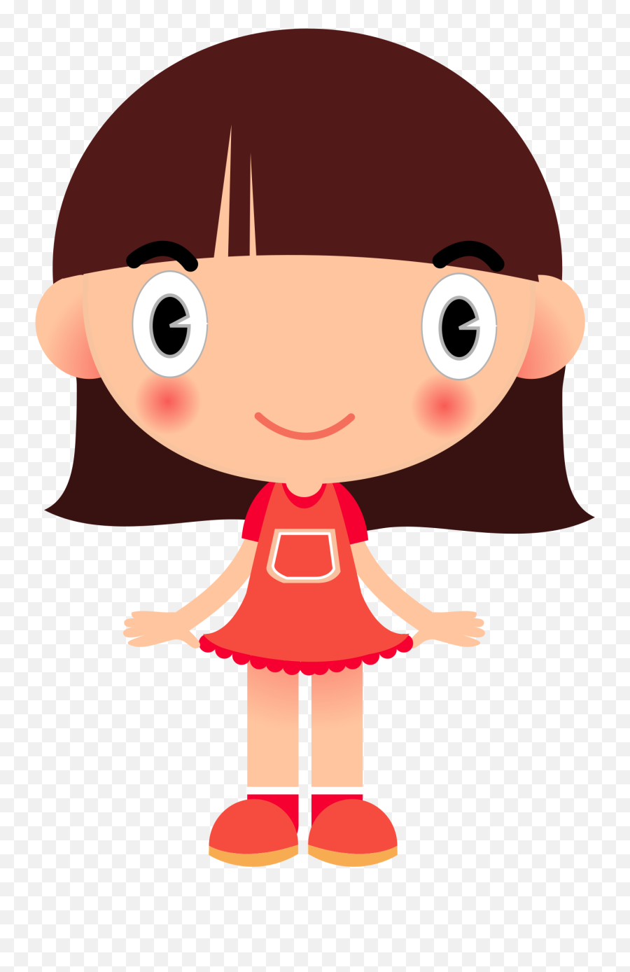 Clipart Png Girl - Png Girl Clipart Emoji,Rosy Cheeks Emoji