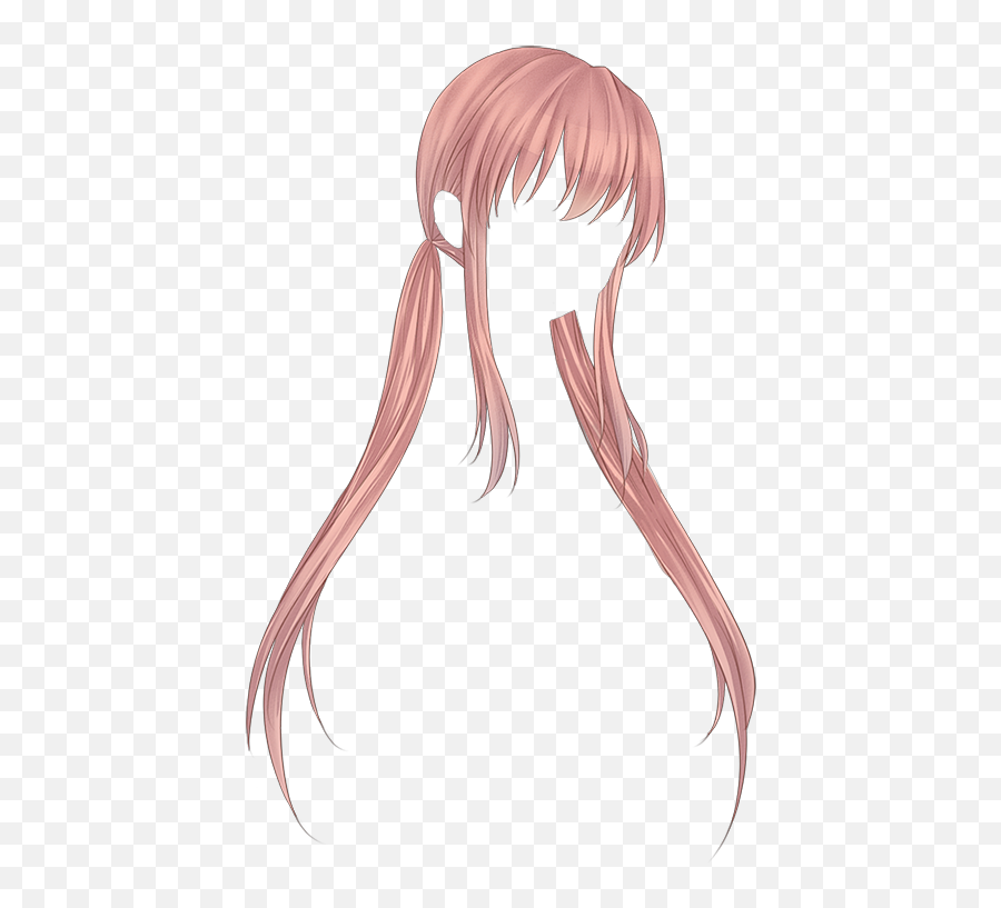 Anime Animegirl Kawaii Pinkhair Pink - Anime Hair Png Emoji,Pink Hair Emoji