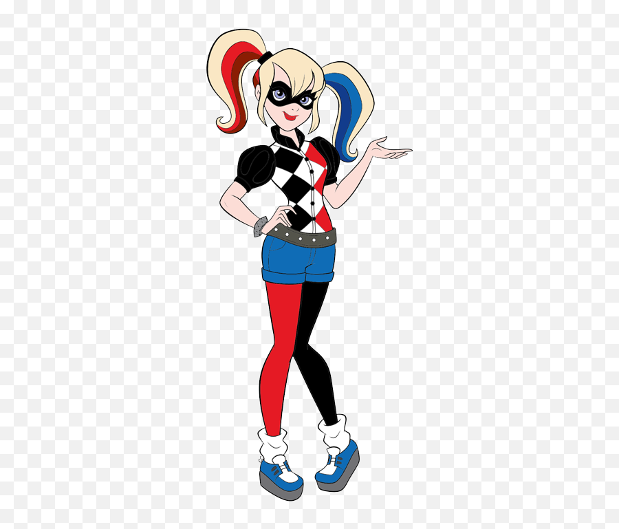 Cartoon Girl Dc Super Hero Girls Clip Art Images Cartoon Png - Imagenes De Dc Superhero Girl Harley Quinn Emoji,Super Hero Emoji