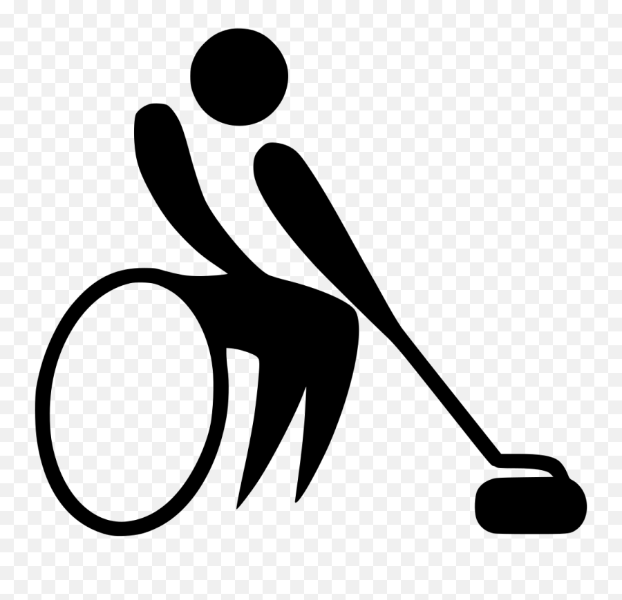 Wheelchair Curling - Logo Disability Sport Emoji,Wheelchair Emoji