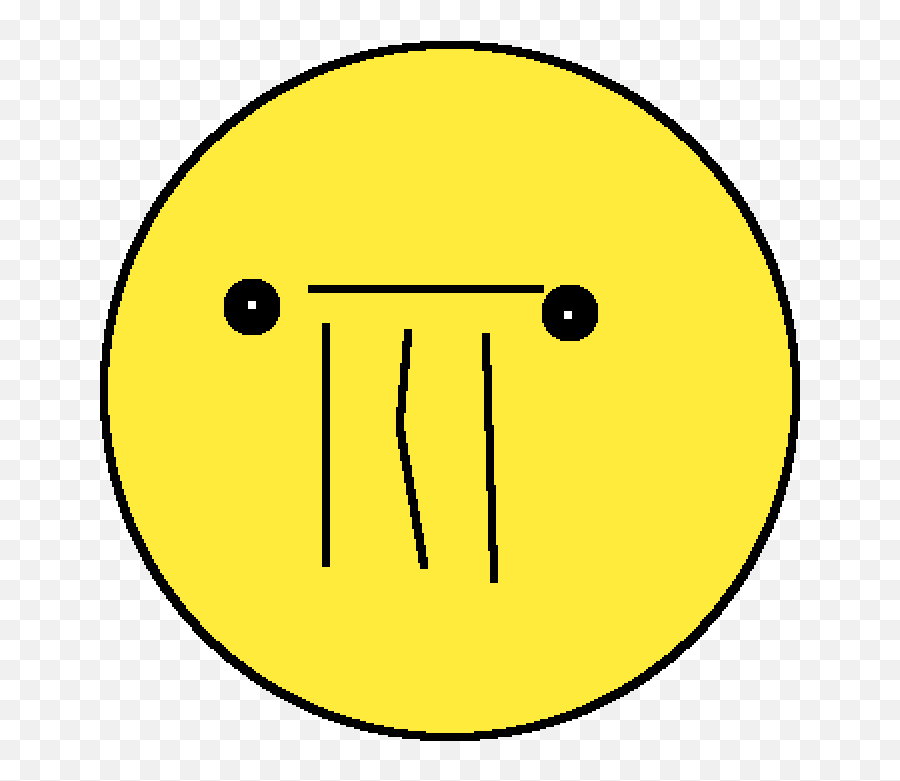 Pixilart - Circle Emoji,Noob Emoji