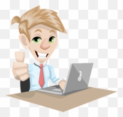 Hd Thumbs Up Images For Free - Man Computer Vector Emoji