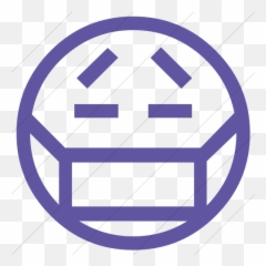 Simple Purple Classic Emoticons Face - Emoji Domain