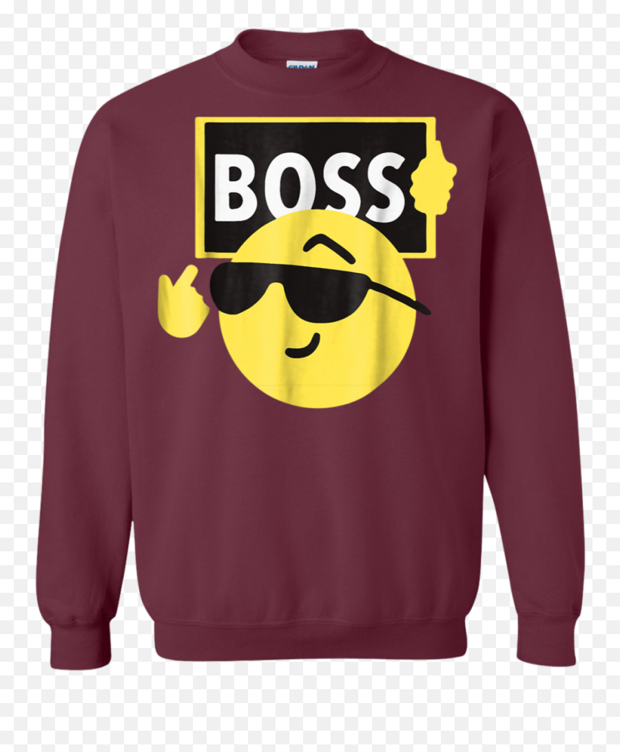 Halloween Funny Boss Emoji Sunglasses - Sweater,Dramatic Emoji