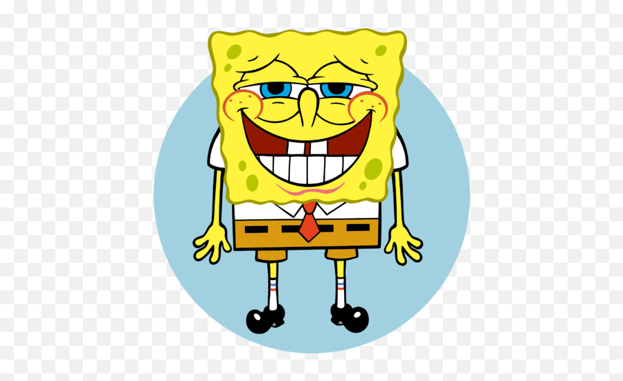 Crafty Smile Spongebob - Spongebob Png Emoji,Spongebob Emoticon