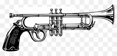 Trumpet Gun Vector File Image - Trumpet Gun Emoji,Emoji Italian Flag Car Money