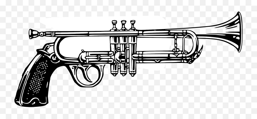 Trumpet Gun Vector File Image - Trumpet Gun Emoji,Emoji Italian Flag Car Money