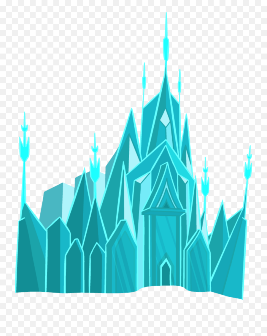 Mq Blue Castle Palace Fantasy - Frozen Ice Castle Png Emoji,Palace Emoji
