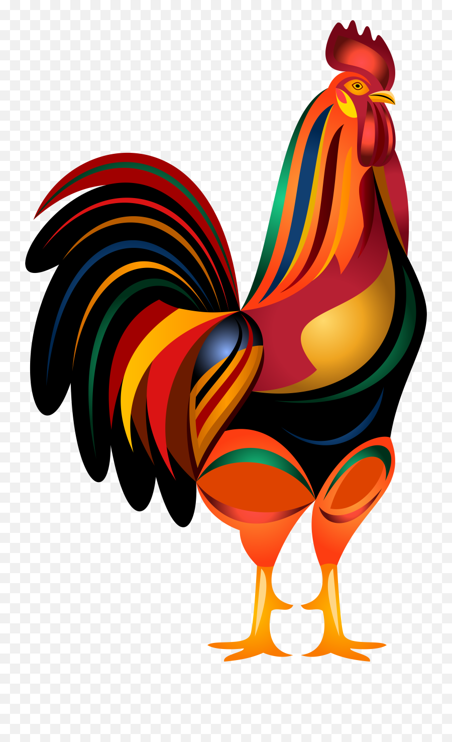 Rooster Emoji Transparent Png Clipart - Clip Art Rooster Transparent,Rooster Emoticon