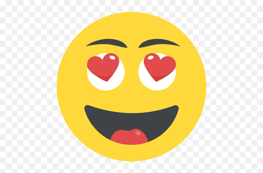 Enamorado - Smiley Emoji,Emoticon Enamorado