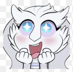 Excited Rebecca - Reshiram Emotes Emoji