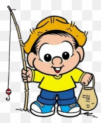 Chicobento Pesca Fish Turmadamonica Boy - Da Monica Bebê Emoji