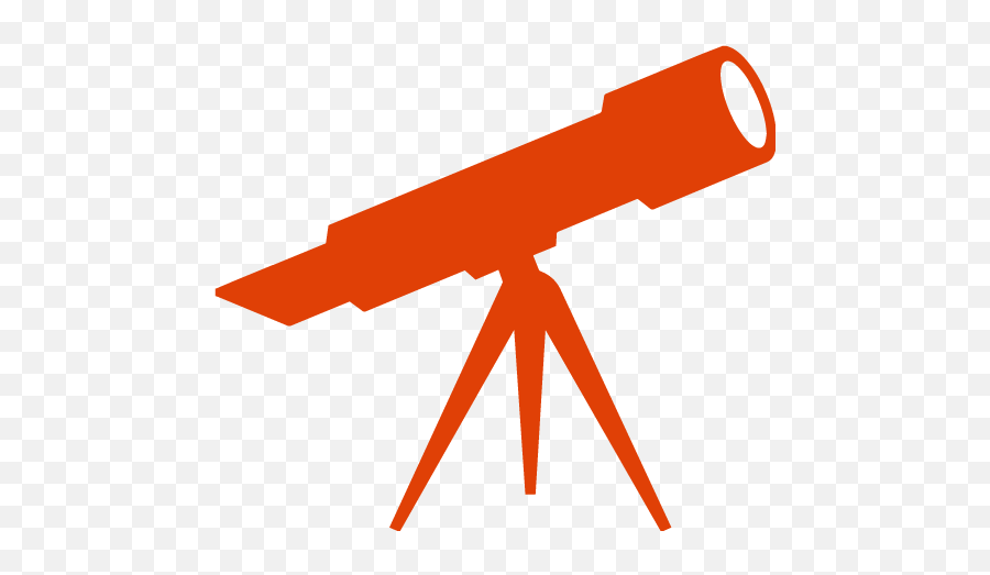 Soylent Red Telescope Icon - Telescope Clipart Transparent Background Emoji,Telescope Emoticon