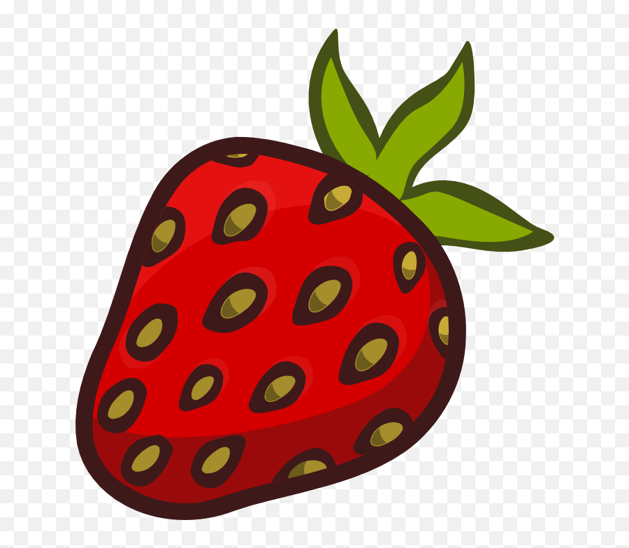 Strawberry Clipart Strawberry Fruit Clip Art Clipartandscrap - Transparent Fruits Clipart Emoji,Strawberry Emoji