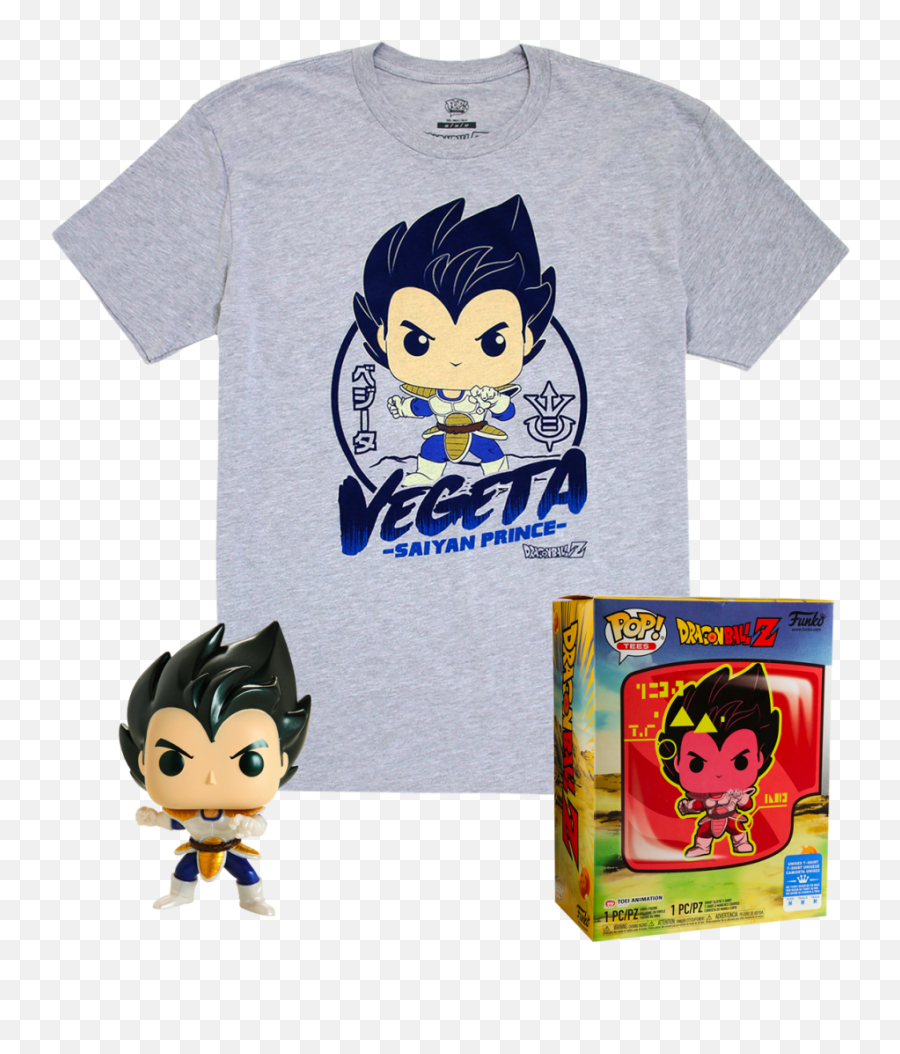 Dragon Ball Zvegeta U0026 T - Shirt Bundle Metallic Kitsune Relics Vegeta Funko Pop Shirt Emoji,Dragon Ball Z Emoji