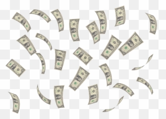 Falling Money Background Png - Transparent Rain Emoji