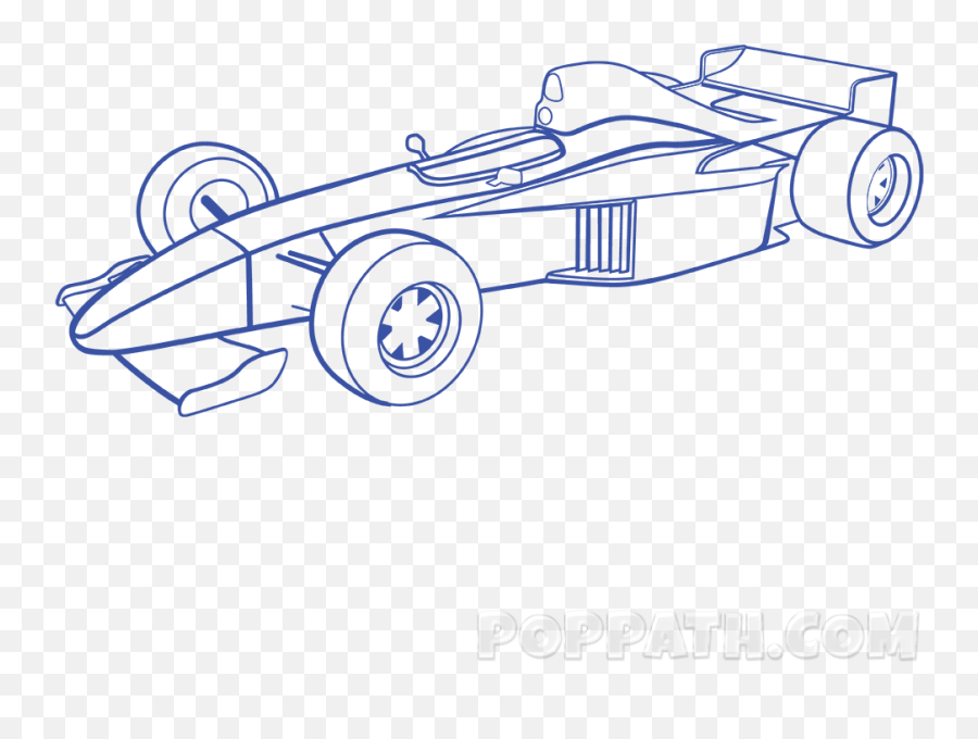 How To Draw A F1 - Drawing Formula 1 Car Emoji,Formula 1 Emoji