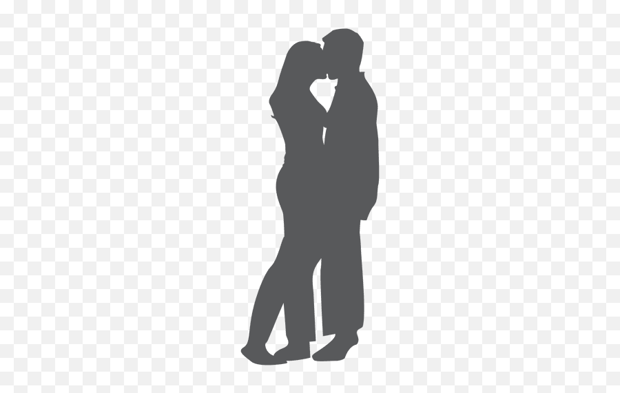 Kissing Transparent Png Or Svg To Download - Romantic Couple Kiss Silhouette Emoji,Hug And Kiss Emoji