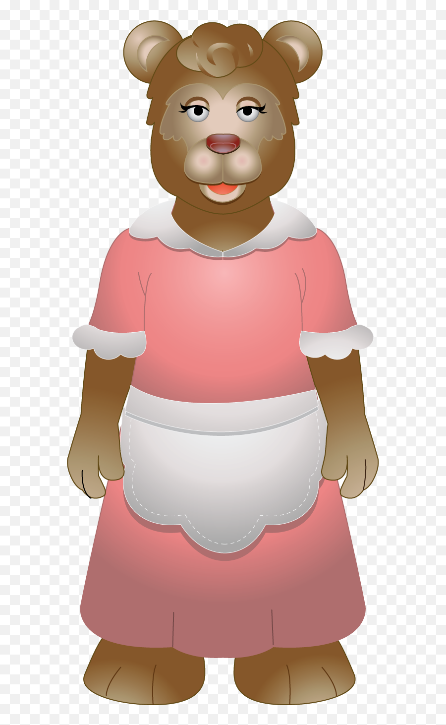 Mother Bear Clipart - Goldilocks And The Three Bears Mama Bear Emoji,Bear Hug Emoji