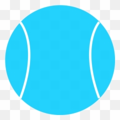 Tennis Ball Vector Clip Art 2 - Png Blue Circle Cliparts Emoji,Tennis Ball Emoji