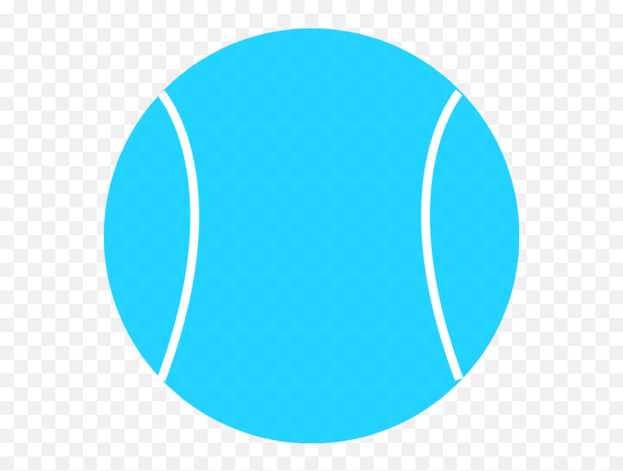 Tennis Ball Vector Clip Art 2 - Png Blue Circle Cliparts Emoji,Tennis Ball Emoji