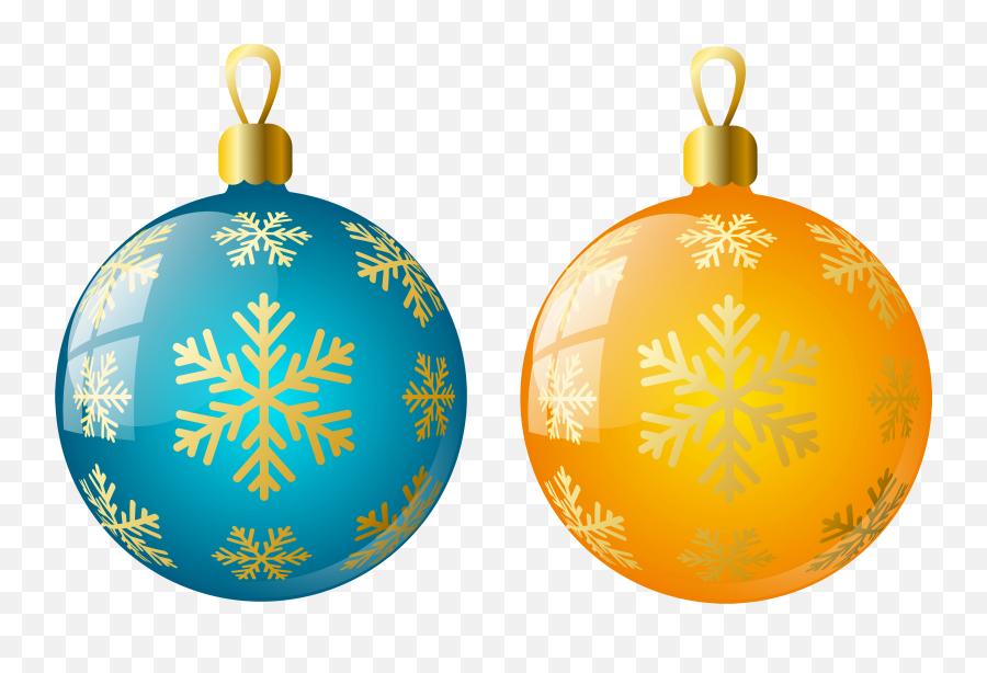 Orange Clipart Christmas Ornaments Min - Christmas Ornaments Clipart Emoji,Emoji Christmas Ornaments