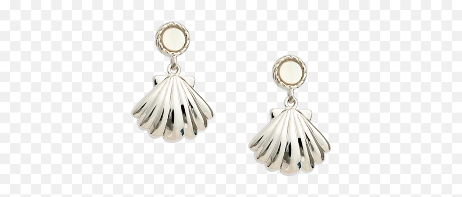 Seashell Earrings - Earrings Emoji,Emoji Earrings