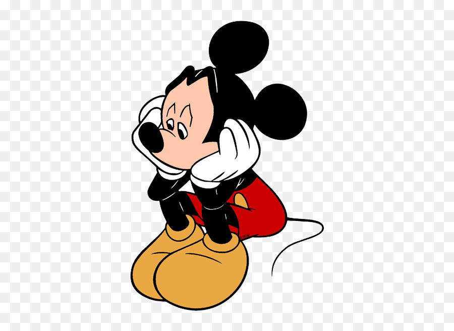 Download Depression Clipart Triste - Sad Cartoon Full Size Sad Mickey Mouse Emoji,Emoji Triste Png