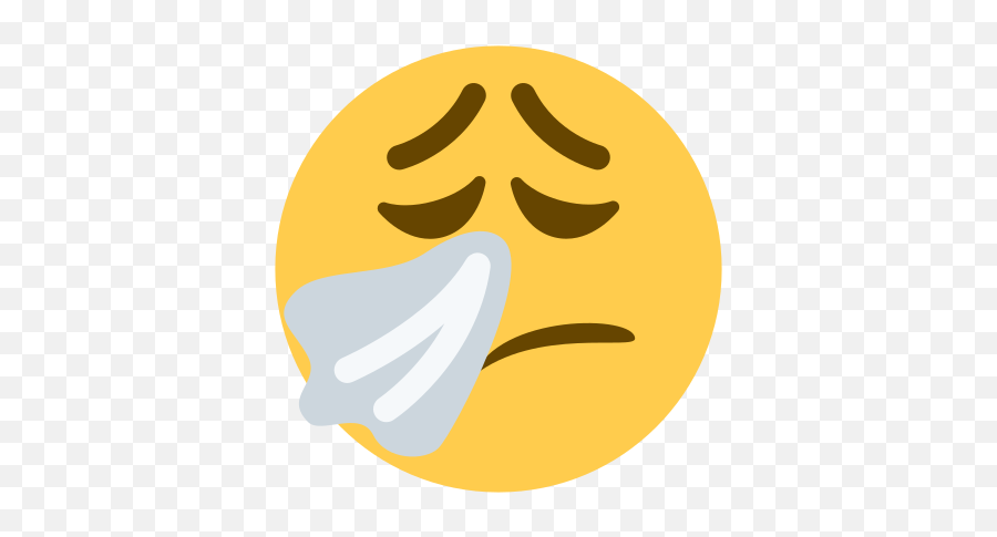 Emoji Remix On Twitter Weary Sneezing Face - Happy,Weary Emoji