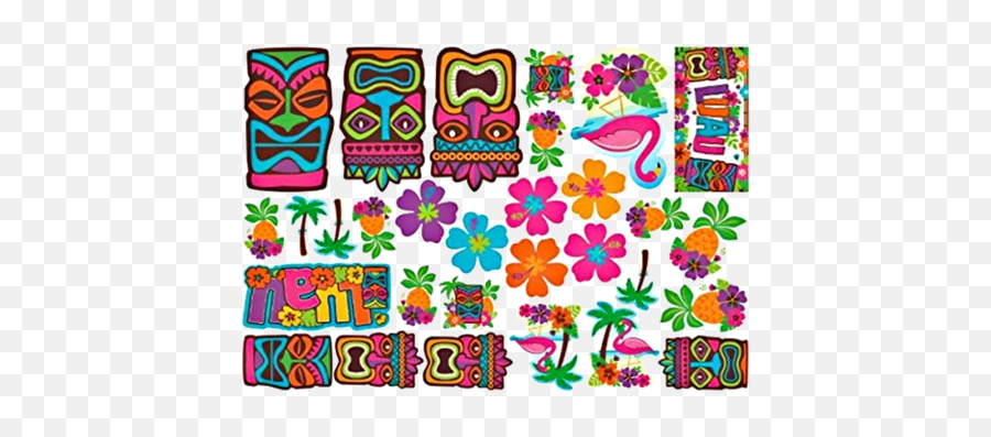 Tropical U0026 Hawaiian Party Supplies And Decorations Nz - Tiki Luau Emoji,Hawaii Flag Emoji
