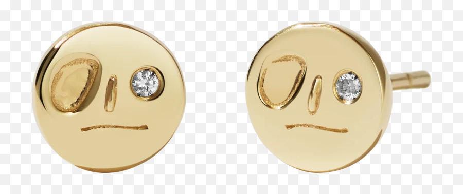 Stud Earrings Meadowlark Jewellery - Happy Emoji,Diamond Emoticon
