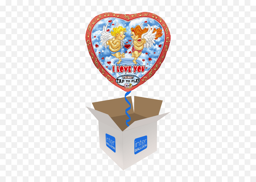 Valentineu0027s Day Helium Balloons Delivered In The Uk By - Sparkling Valentine Emoji,Cupid Heart Emoji