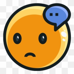Thinking - Clip Art Emoji,Thinking Emoticon