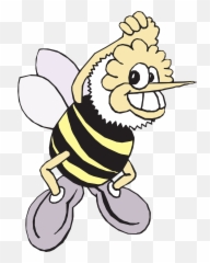 Happy Bee Wings Insect Smile - Animated Emoji