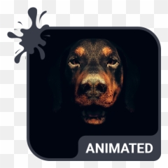 Dog Animated Keyboard Live Wallpaper - Water Emoji