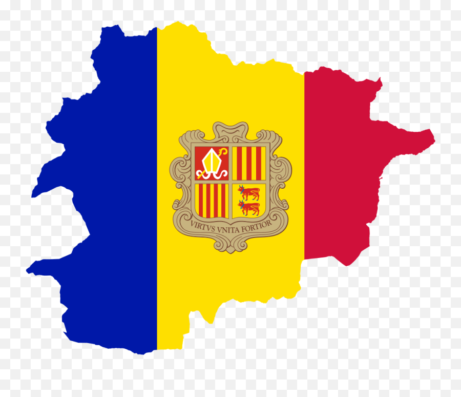 Flag Map Of Andorra - Capital Of Andorra Map Emoji,Lgbt Flag Emoji
