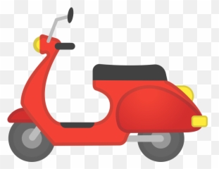 Scooter Vector Emoji Picture - Png