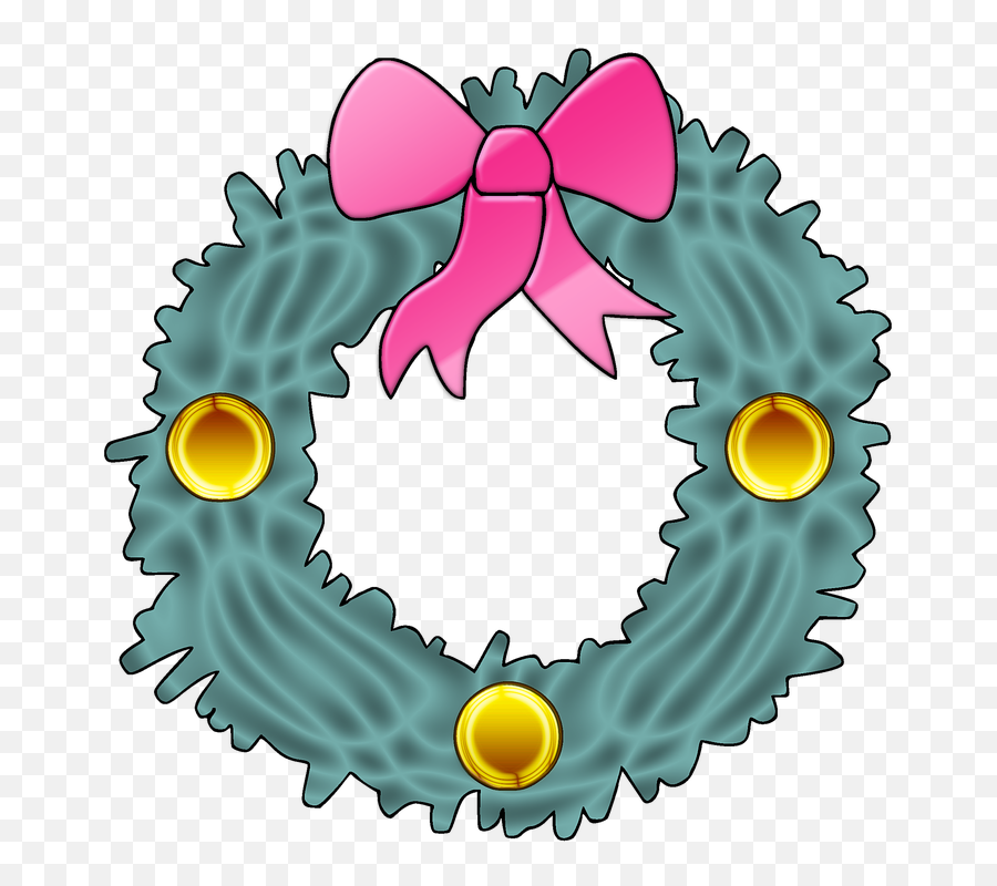 Christmas Garland Merry - Clip Art Emoji,Merry Xmas Emoji