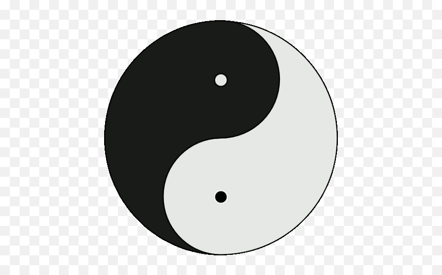Top Ying Yang Symbol Stickers For Android Ios - Black And White Yin Yang Emoji,Yin And Yang Emoji