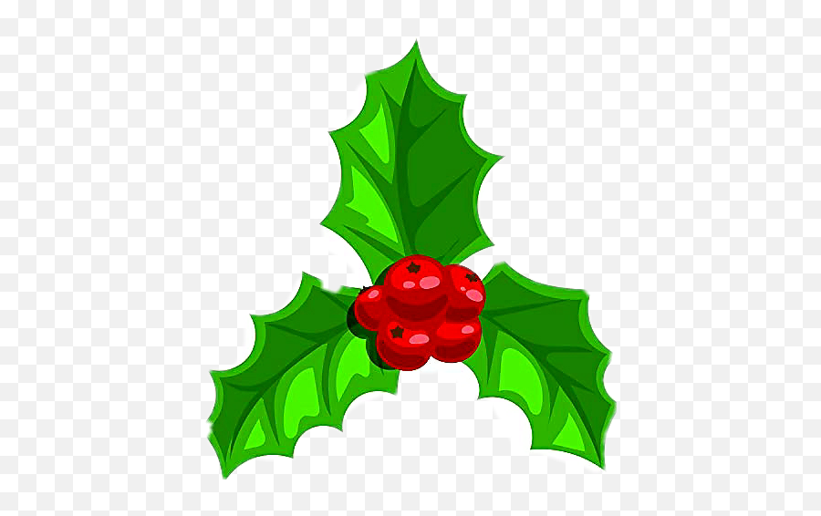 Ftestickers Mistletoe Mistletoes - Cartoon Christmas Holly Emoji,Mistletoe Emoji