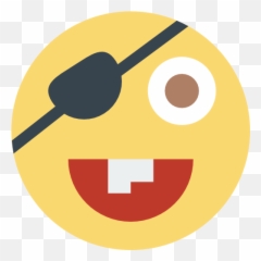 Angry Interface Pirate Emoticon - Icon Emoji